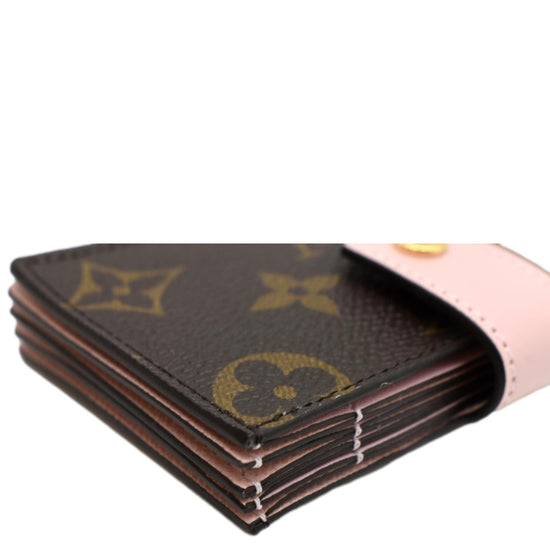 Louis Vuitton Gusseted Card Holder Monogram Canvas Brown 2067451