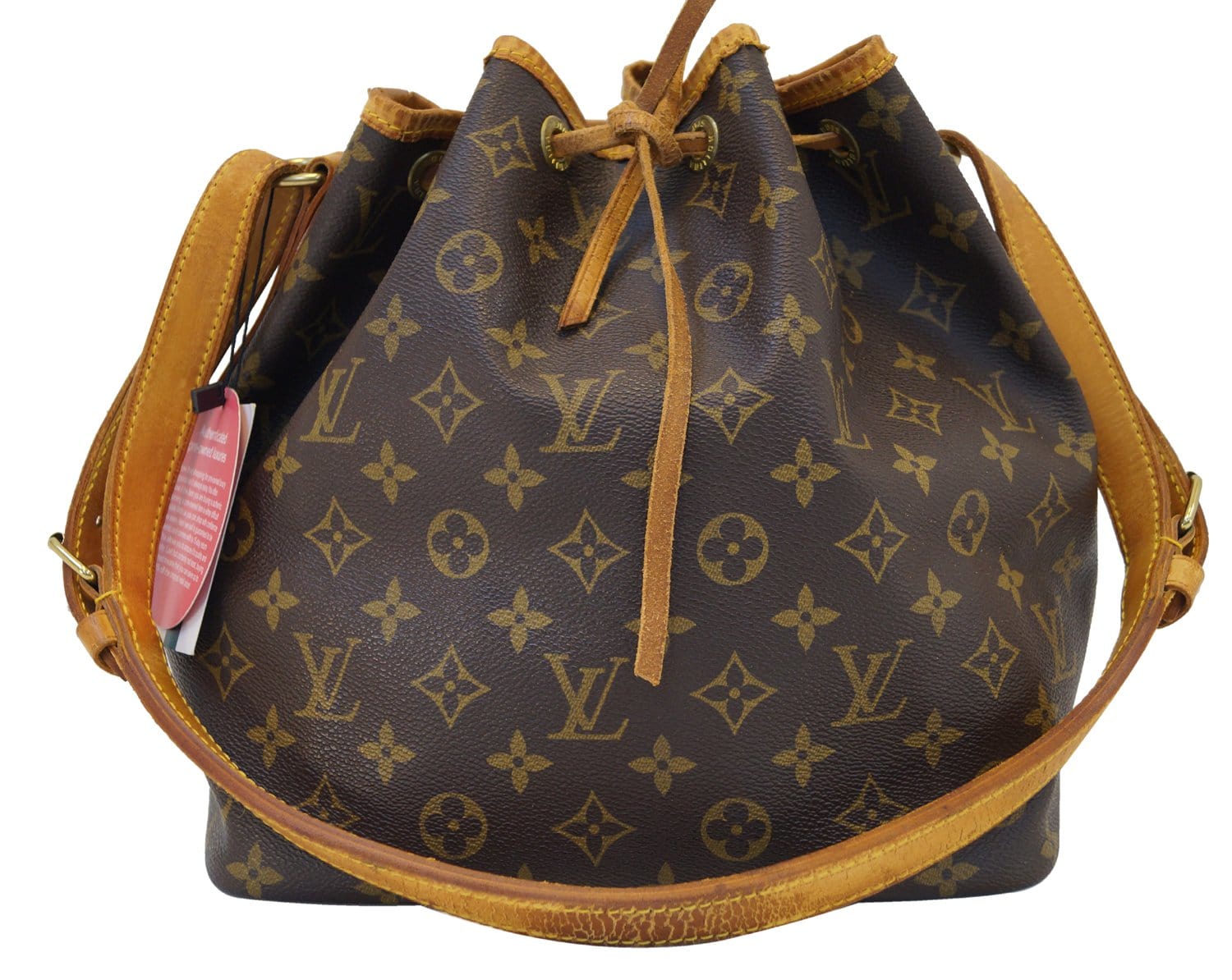 LOUIS VUITTON Monogram Brown Petit Noe Shoulder Bag