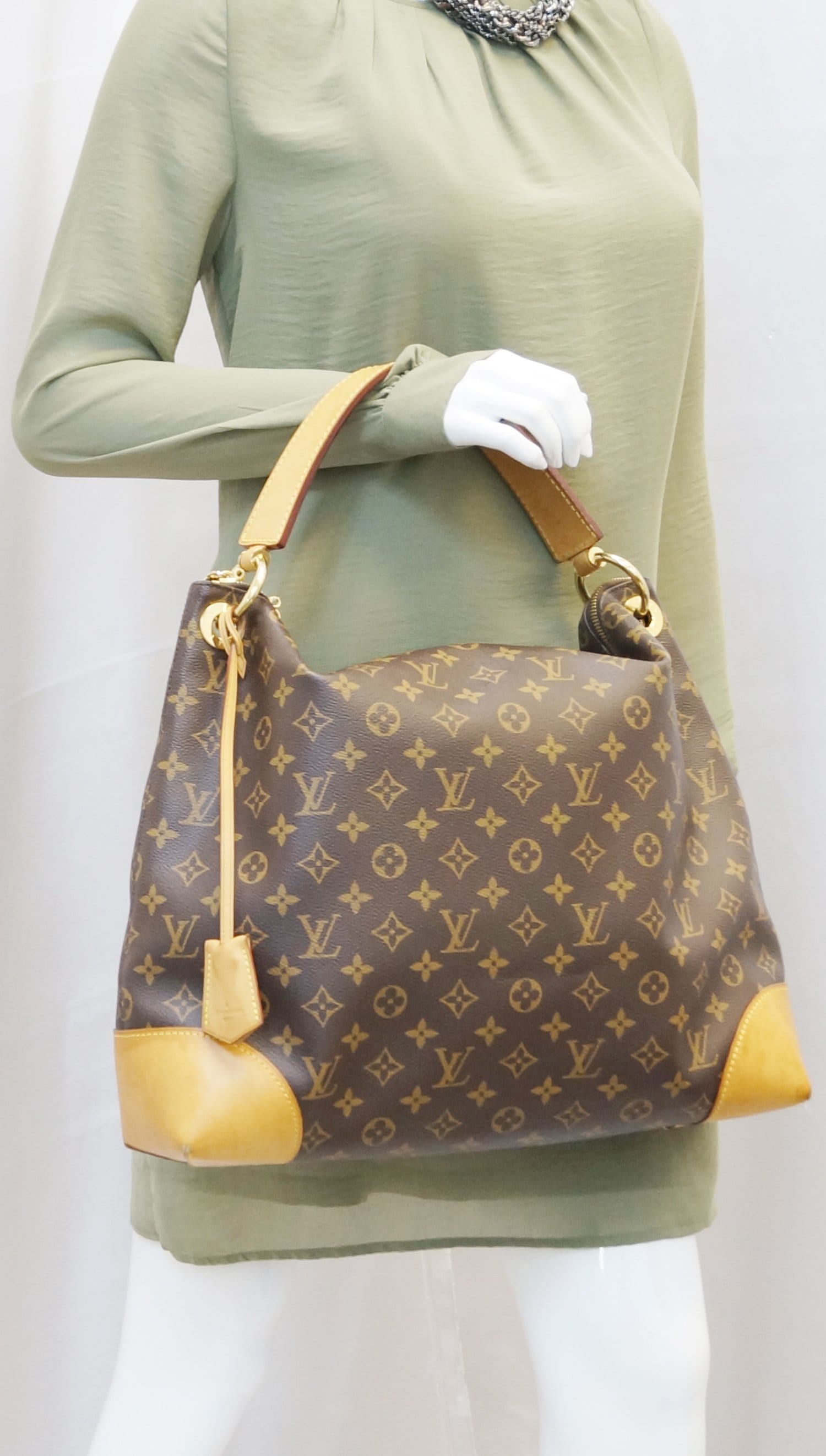 LOUIS VUITTON Berri MM Monogram Canvas Shoulder Bag