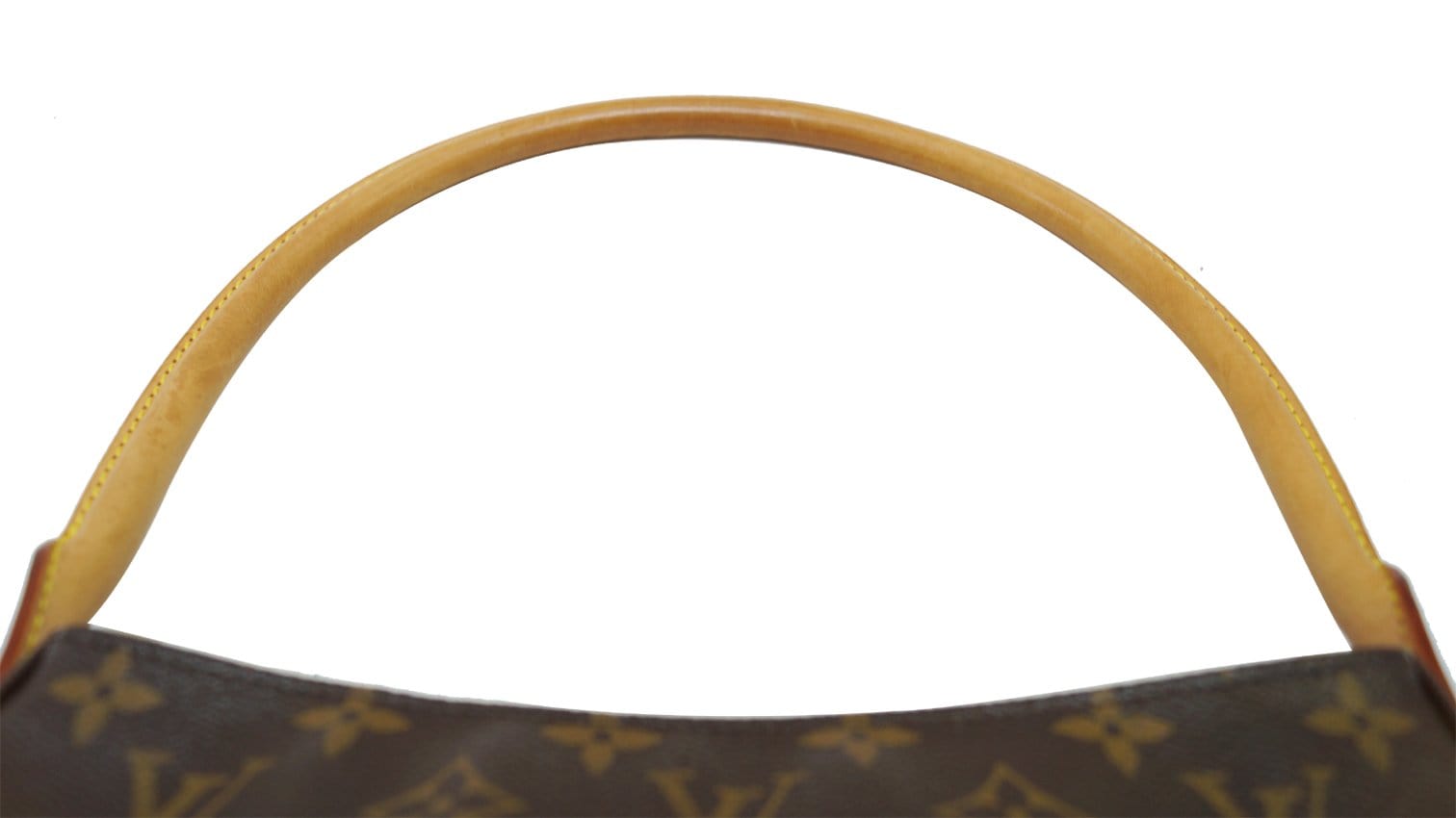 LOUIS VUITTON Monogram Canvas Looping MM Brown Shoulder Bag