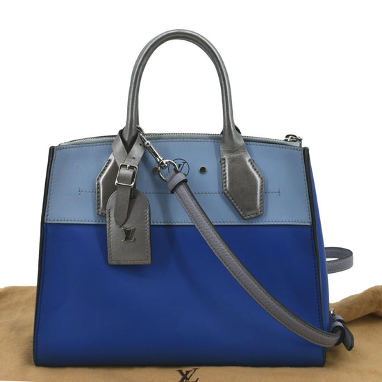 LOUIS VUITTON 'City Steamer MM' Bag in Tricolor Smooth Leather at 1stDibs