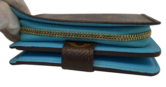 Louis Vuitton Blue Zippy Wallet ○ Labellov ○ Buy and Sell