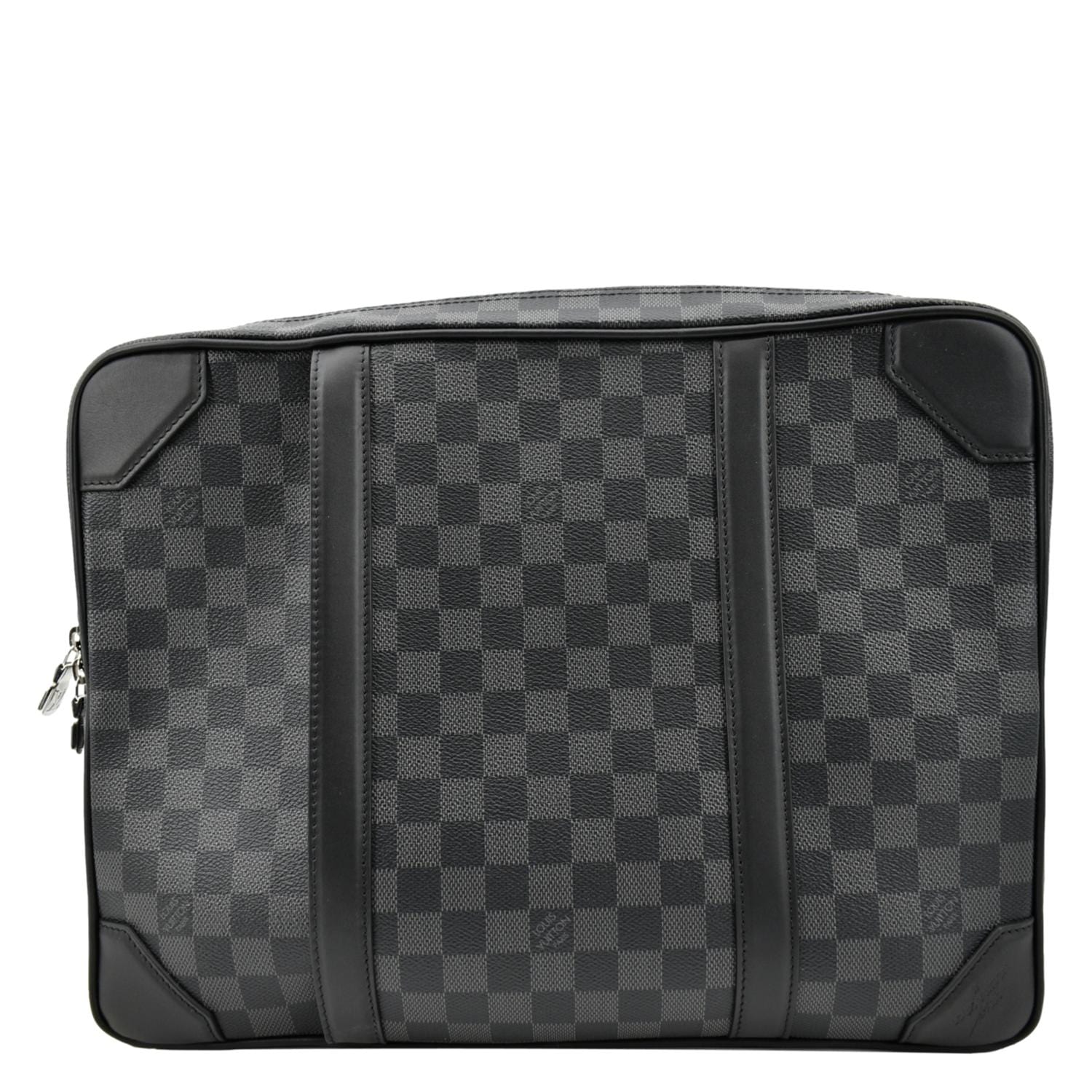 Louis Vuitton, Bags, Louis Vuitton Laptop Briefcase Damier Graphite  Blackgrey