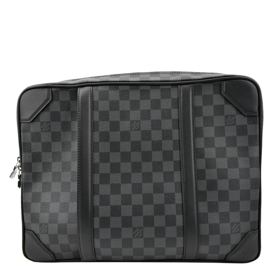 Louis Vuitton Briefcase Backpack Damier Graphite Canvas Business Bag N50051