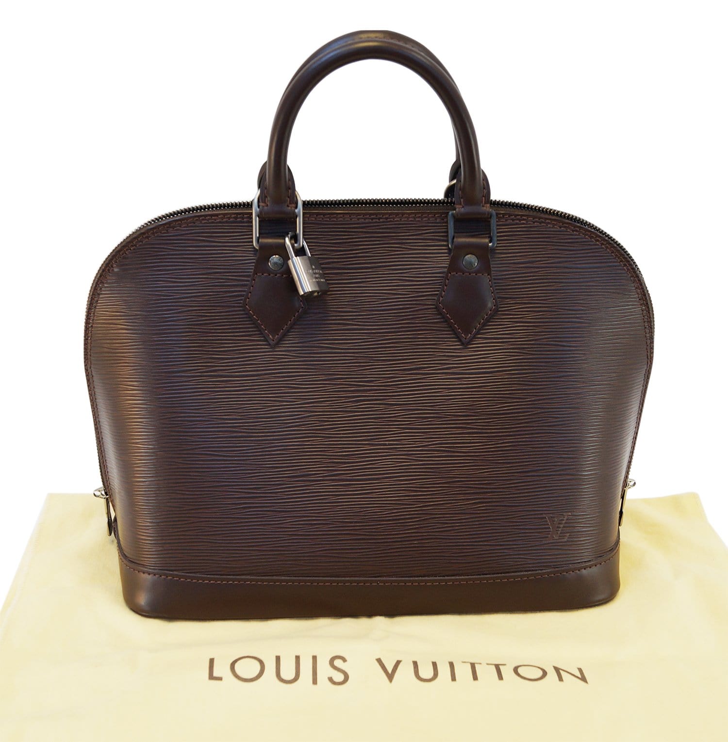 Louis Vuitton Epi Caramel Brown 45, Luxury, Bags & Wallets on Carousell