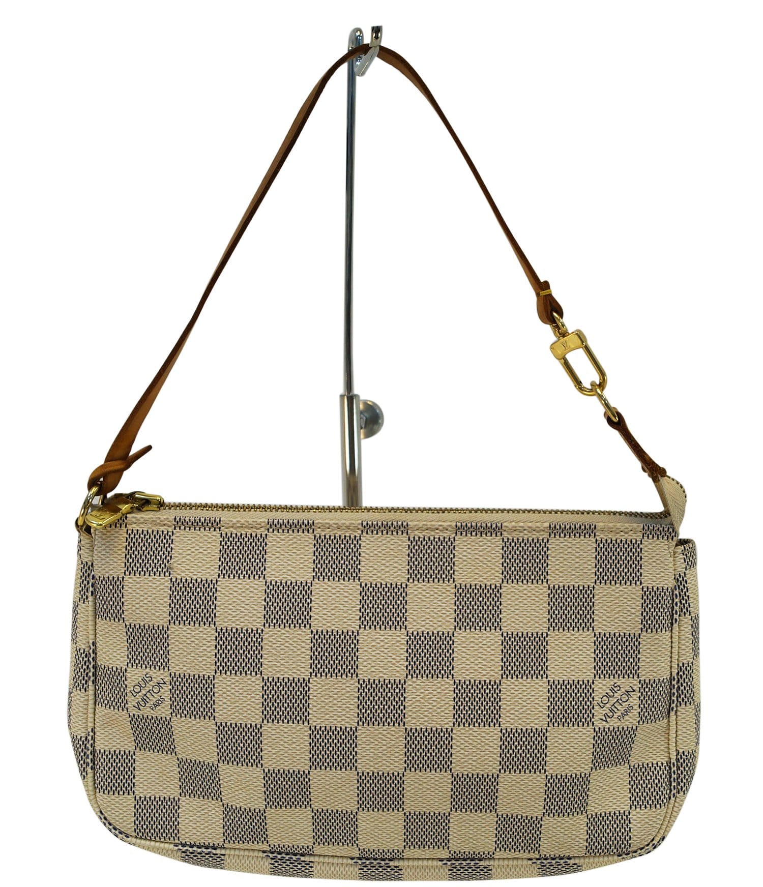 LOUIS VUITTON POCHETTE ACCESSOIRES IN DAMIER AZUR - WHAT FITS? 