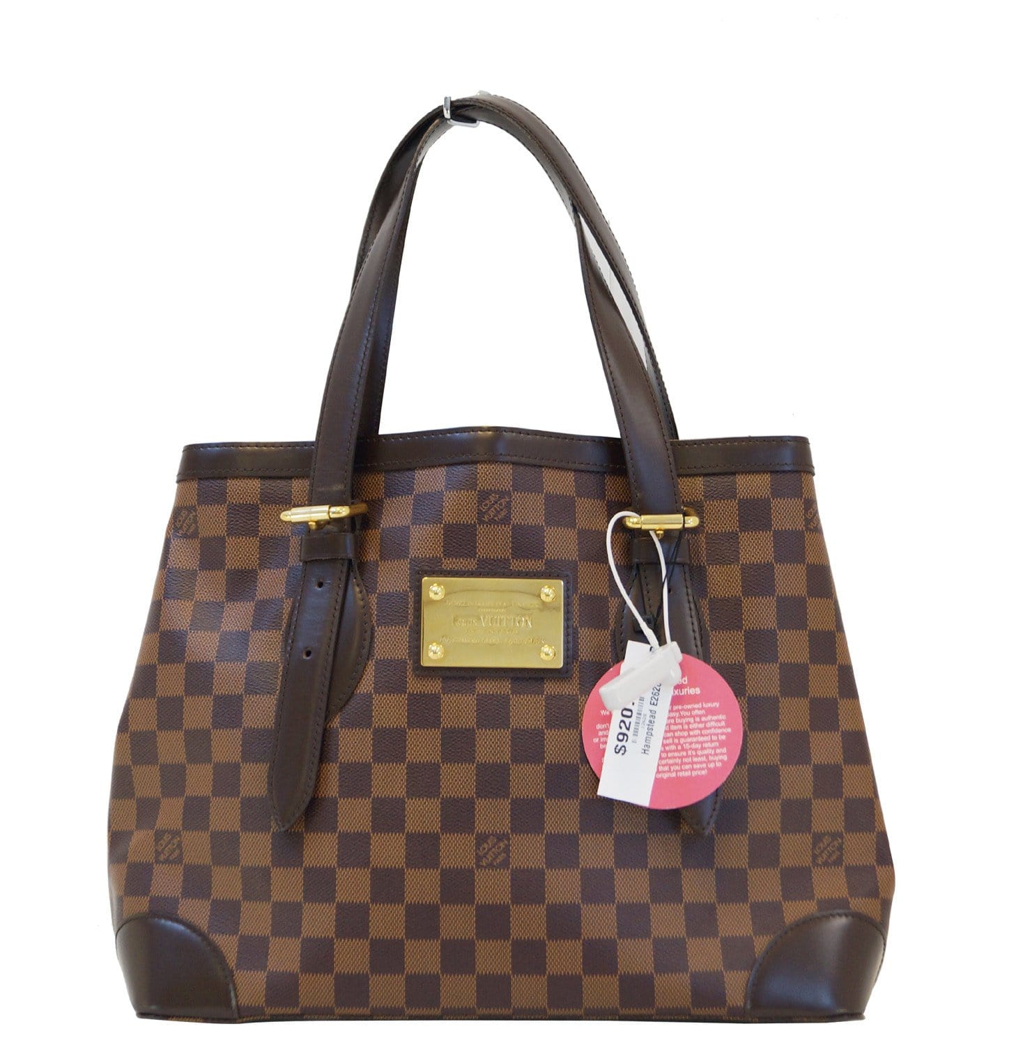 LOUIS VUITTON Hampstead MM Damier Ebene Shoulder Handbag