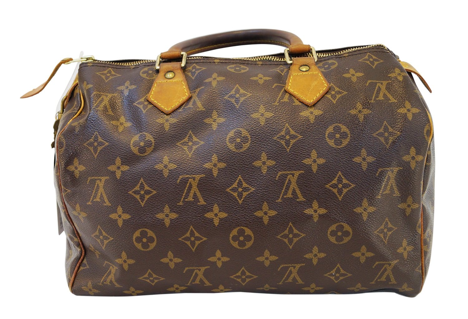 Authentic LOUIS VUITTON Monogram Speedy 30 Handbag E3217