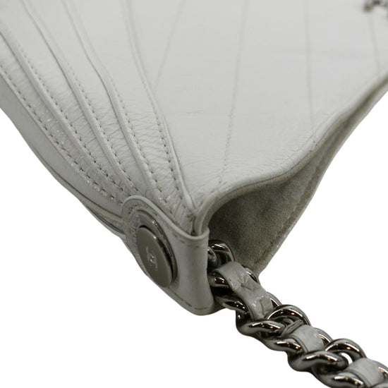 Chanel Crumpled Patent Droplet Hobo Shoulder Bag