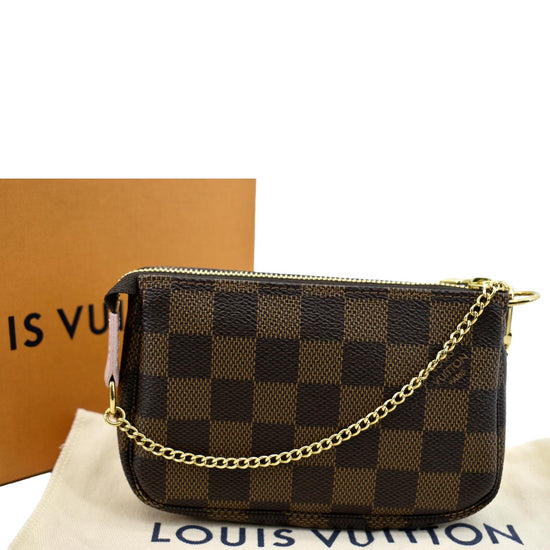 LOUIS VUITTON Christmas Animation Pochette Damier Azur Accessoires Pou