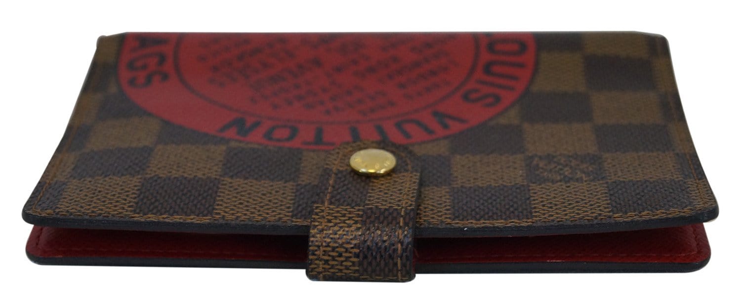 LOUIS VUITTON Damier Ebene Agenda PM Day Planner Cover Limited