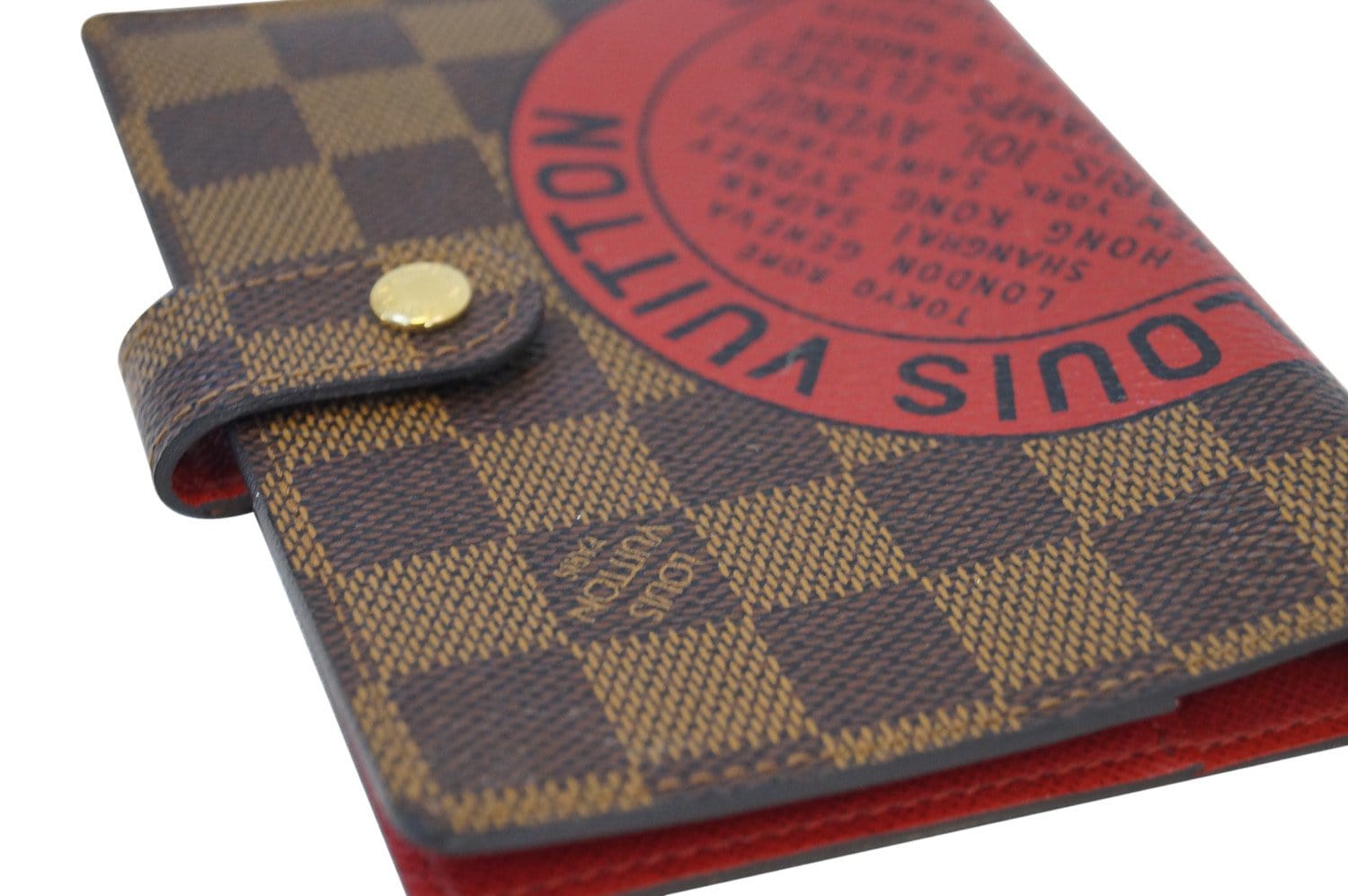 LOUIS VUITTON Damier Ebene Agenda PM Day Planner Cover Limited