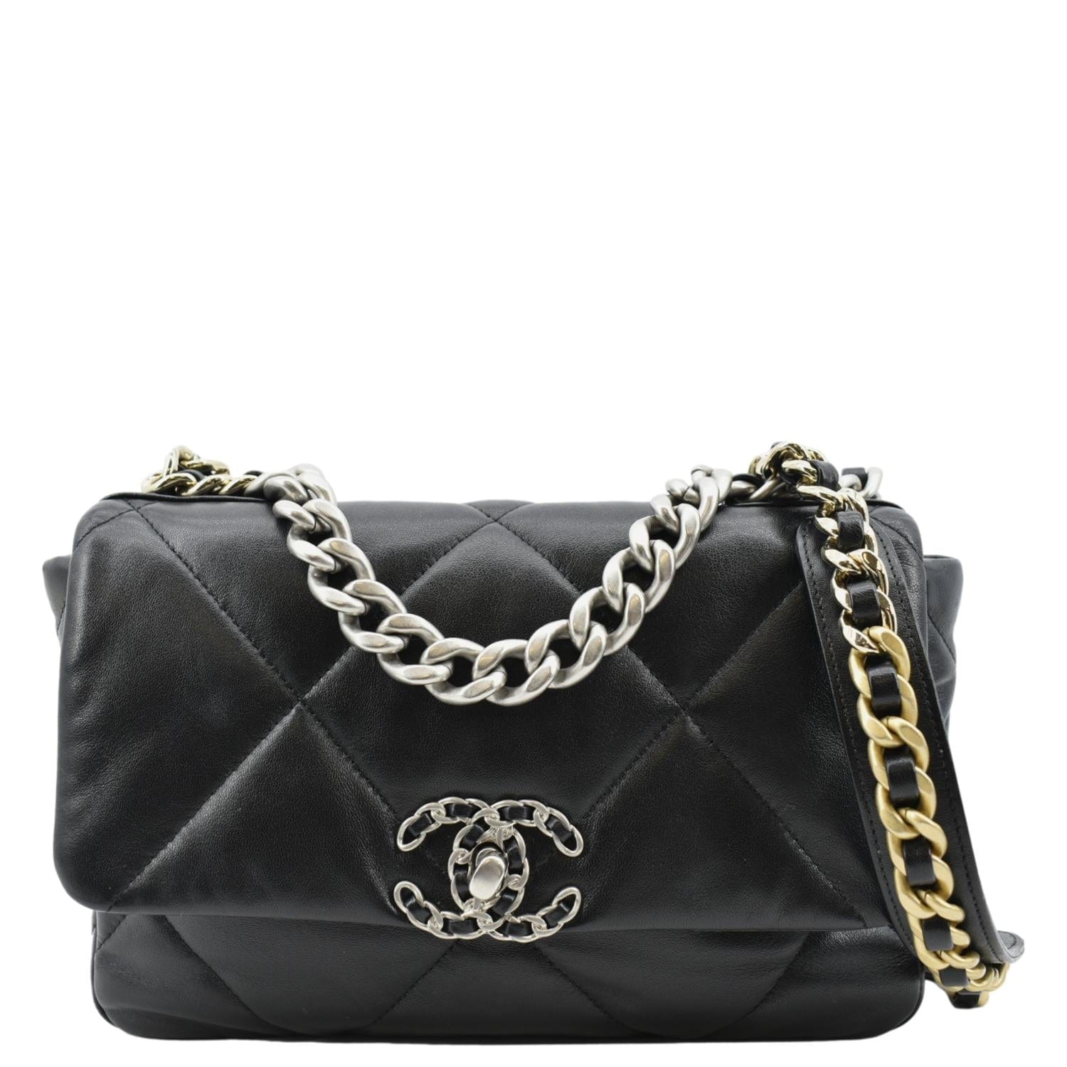 NEW CHANEL 2023 Jumbo Classic Caviar Double Flap Black Bag Gold CC HWR  MICROCHIP  Inox Wind