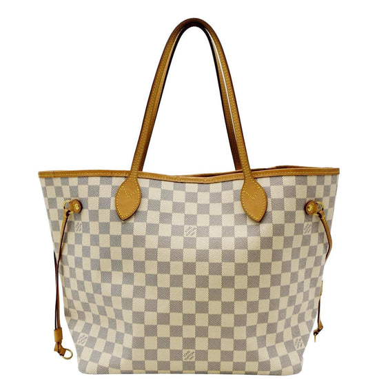 Neverfull MM Damier Azur – Keeks Designer Handbags