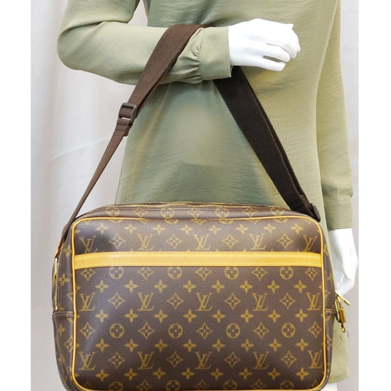 Louis Vuitton Monogram Canvas Reporter GM Bag
