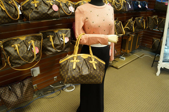 Authentic Louis Vuitton Tivoli GM Monogram Shoulder Handbag Tote & Dust  Bag EUC