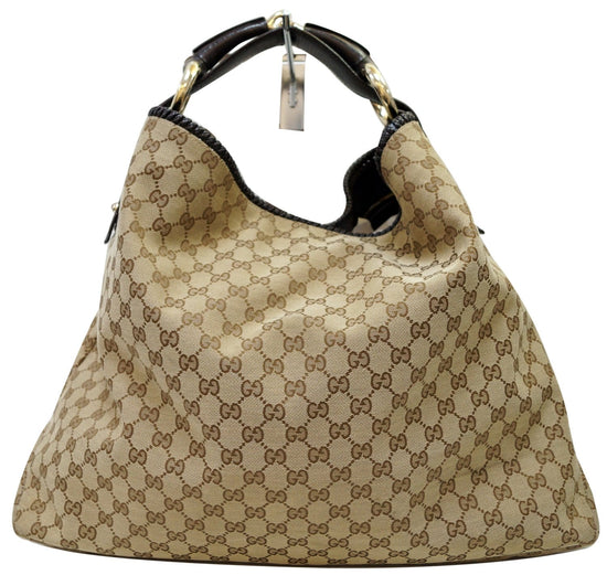 Gucci Large Horsebit Hobo - Black Hobos, Handbags - GUC1367389