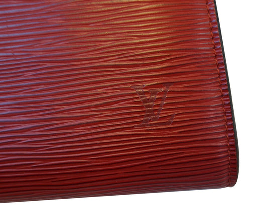 Louis Vuitton Red Epi Leather Pochette Accessoires ○ Labellov