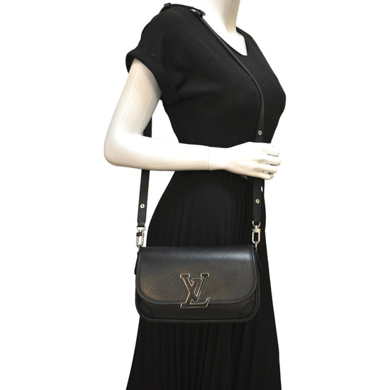 Louis Vuitton Buci Crossbody Bag Black Epi Leather w/ Receipt