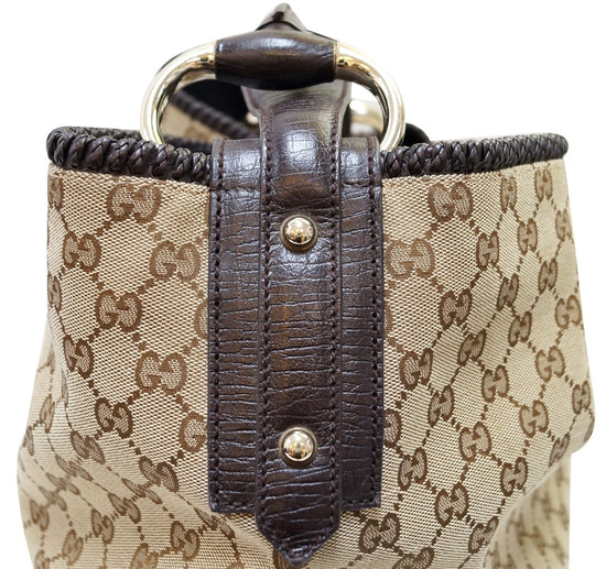 Gucci Horsebit Hobo GG Canvas Large Brown 2345331