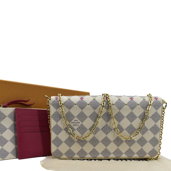 Louis Vuitton Damier Azur Felicie Pochette - Neutrals Crossbody Bags,  Handbags - LOU750551