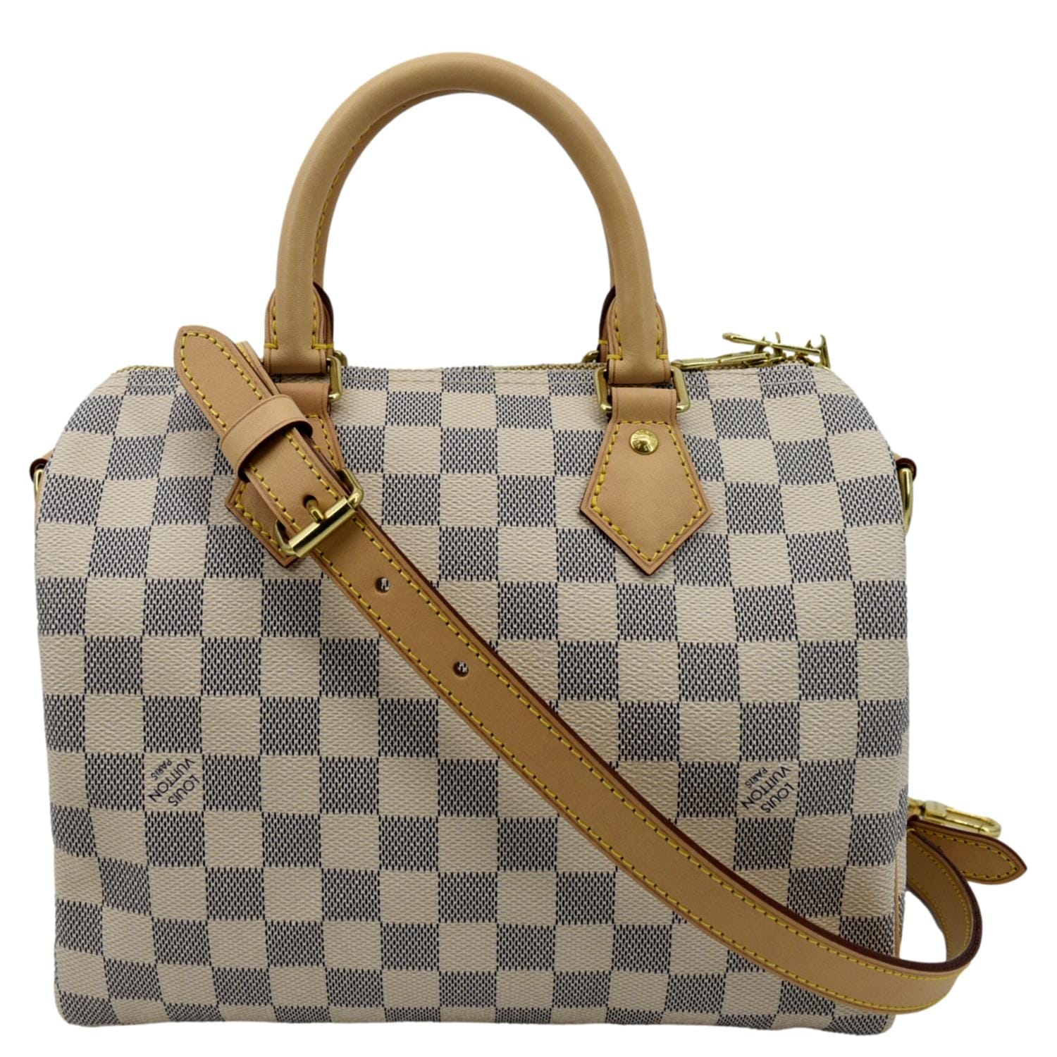 damier azur speedy bandouliere