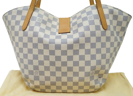 Louis Vuitton Damier Azur Salina GM Shopper Bag White