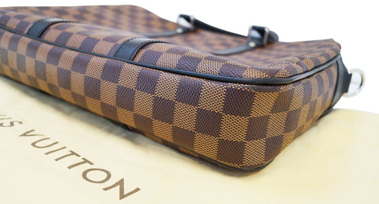 Louis Vuitton Damier Camo Porte Documents Voyage PM - Blue Messenger Bags,  Bags - LOU807716