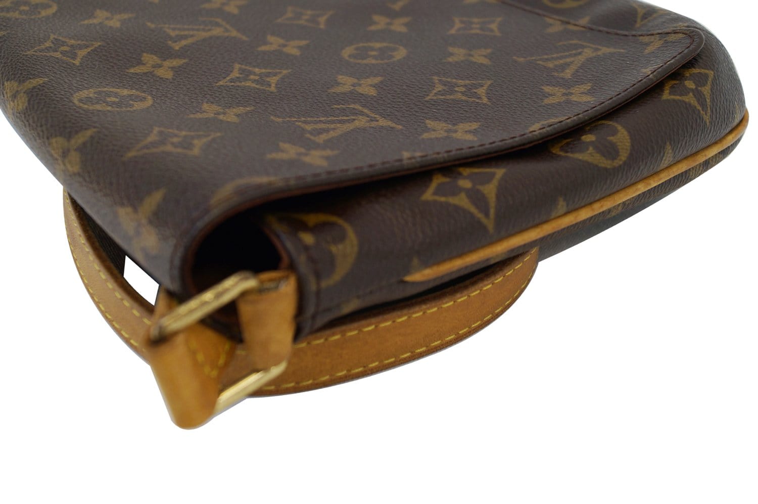 Authentic LOUIS VUITTON Monogram Musette Tango Bag w/ Long Strap Cross