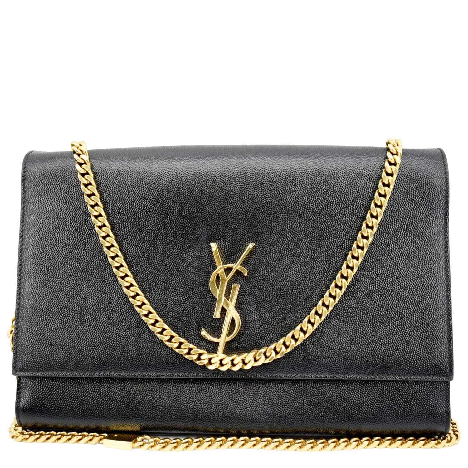 Saint Laurent White Kate Small Leather Shoulder Bag