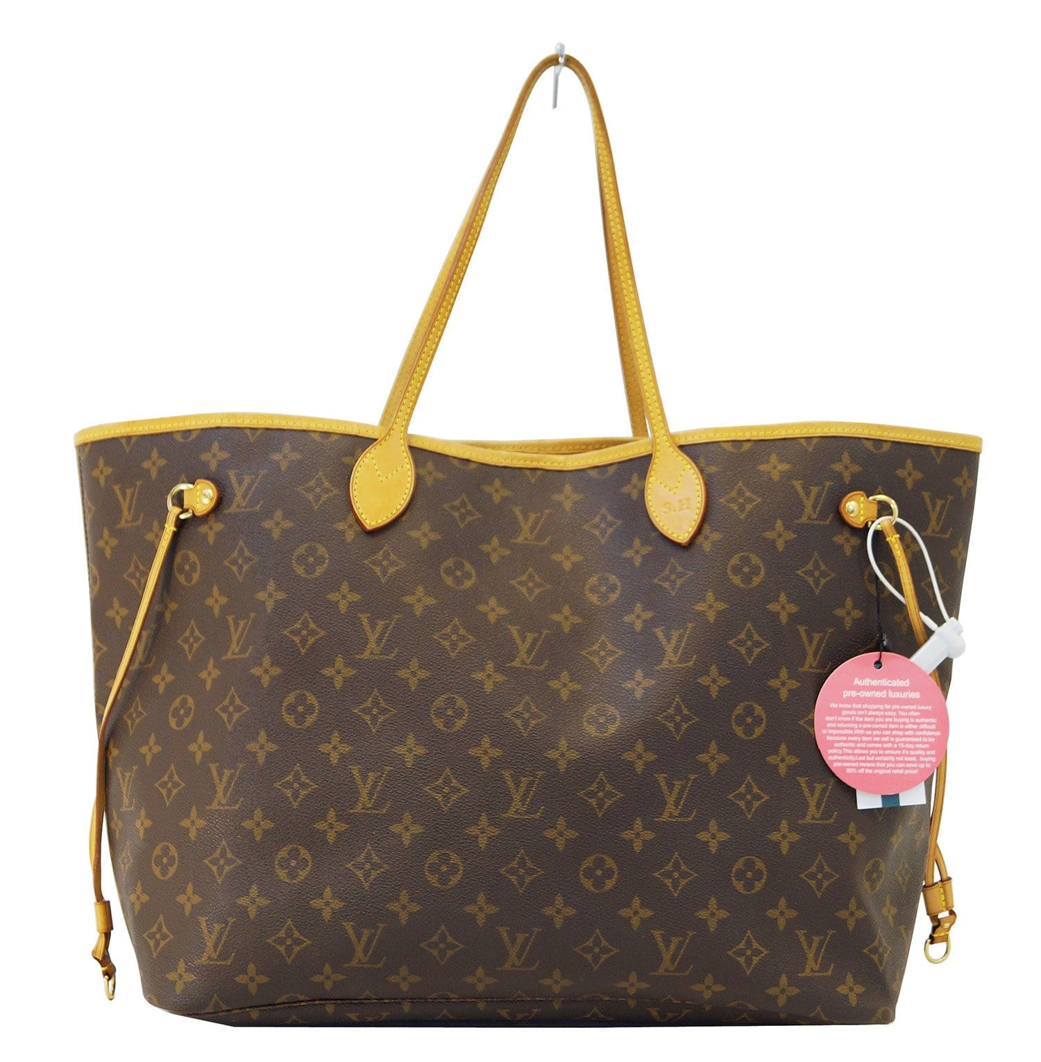 Louis Vuitton - Authenticated Neverfull Handbag - Cloth Brown for Women, Good Condition