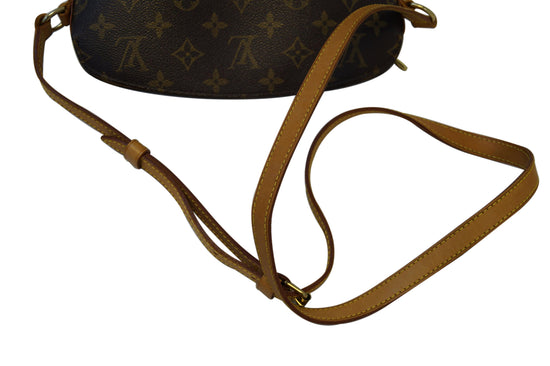 Drouot leather crossbody bag Louis Vuitton Brown in Leather - 28546486