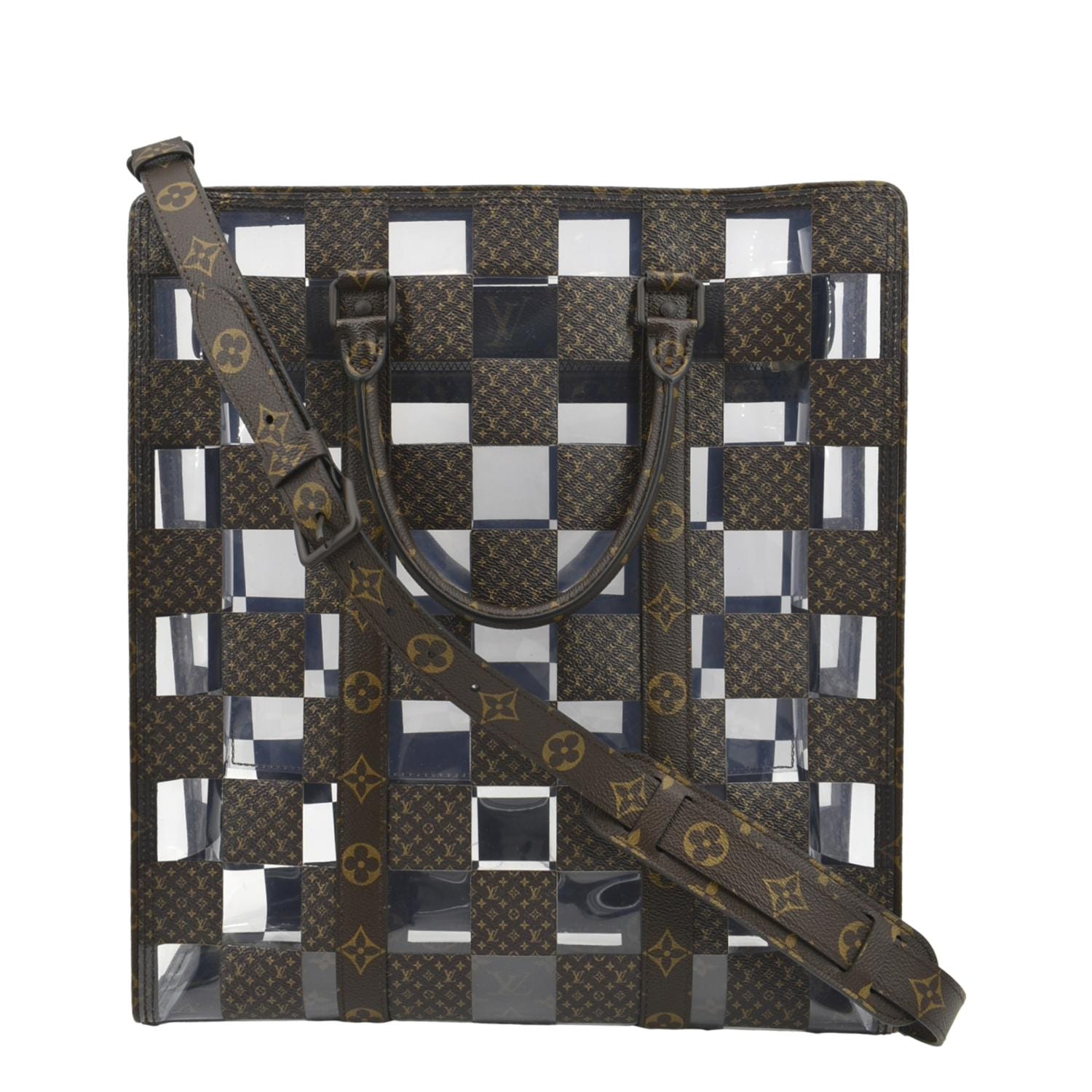 Louis Vuitton Monogram Chess Sac Plat w/ Strap - Brown Totes, Bags -  LOU776836