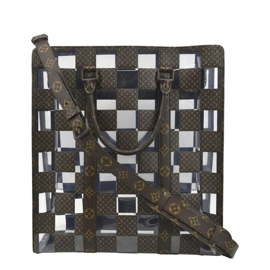 Louis Vuitton Standing Pouch Monogram Chess Coated Canvas and PVC