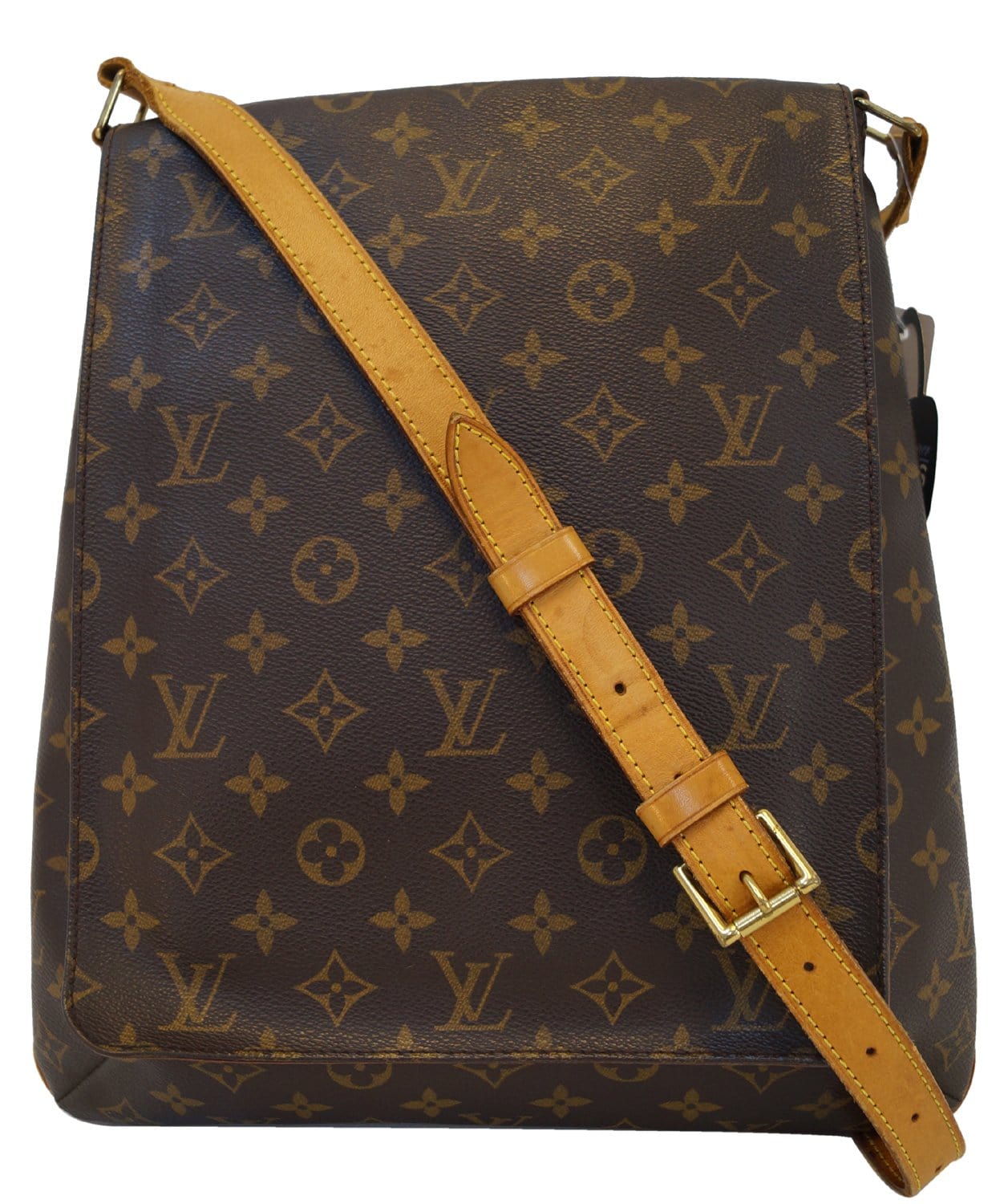 Louis Vuitton Brown and Tan Monogram Canvas Musette Salsa GM