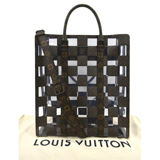 LOUIS VUITTON PVC Monogram Chess Standing Pouch 1150860