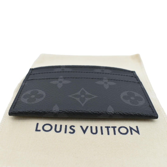 Louis Vuitton Monogram Double Card Holder 2020-21FW, Black