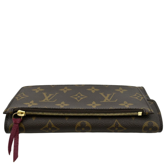 Louis Vuitton Josephine Monogram Canvas Wallet Brown