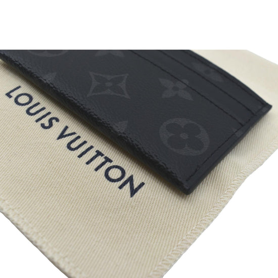 Louis Vuitton Coin Card Holder Monogram Eclipse Black (Myrtle Beach Lo –  RondevuNC