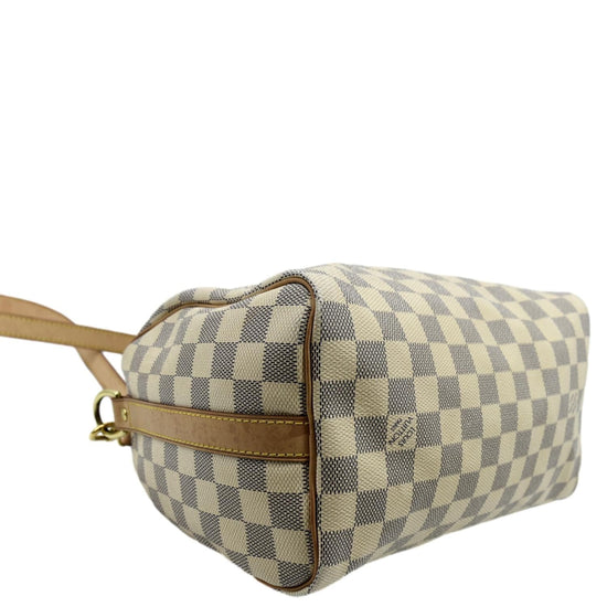 Louis Vuitton Speedy 25 Bandouliere Azur Handbag DU0153