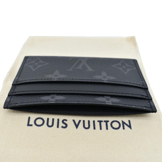 Louis Vuitton Coin Card Holder Monogram Eclipse Black (Myrtle Beach Lo