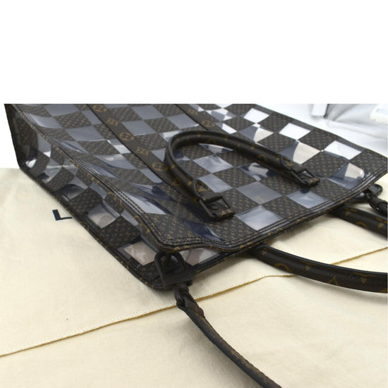 Louis Vuitton Standing Pouch Monogram Chess Coated Canvas and PVC