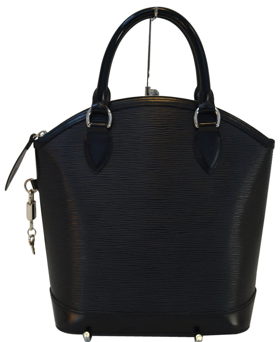 Louis Vuitton M80819 LV Padlock on Strap bag in Black Epi Leather