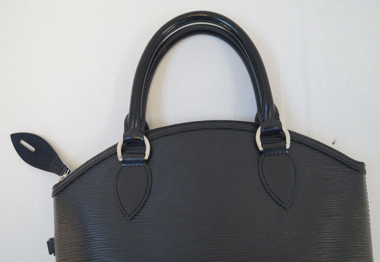 Auth Louis Vuitton Epi Mini Lockit Bag Charm Black/Silver M60142 - h27401a