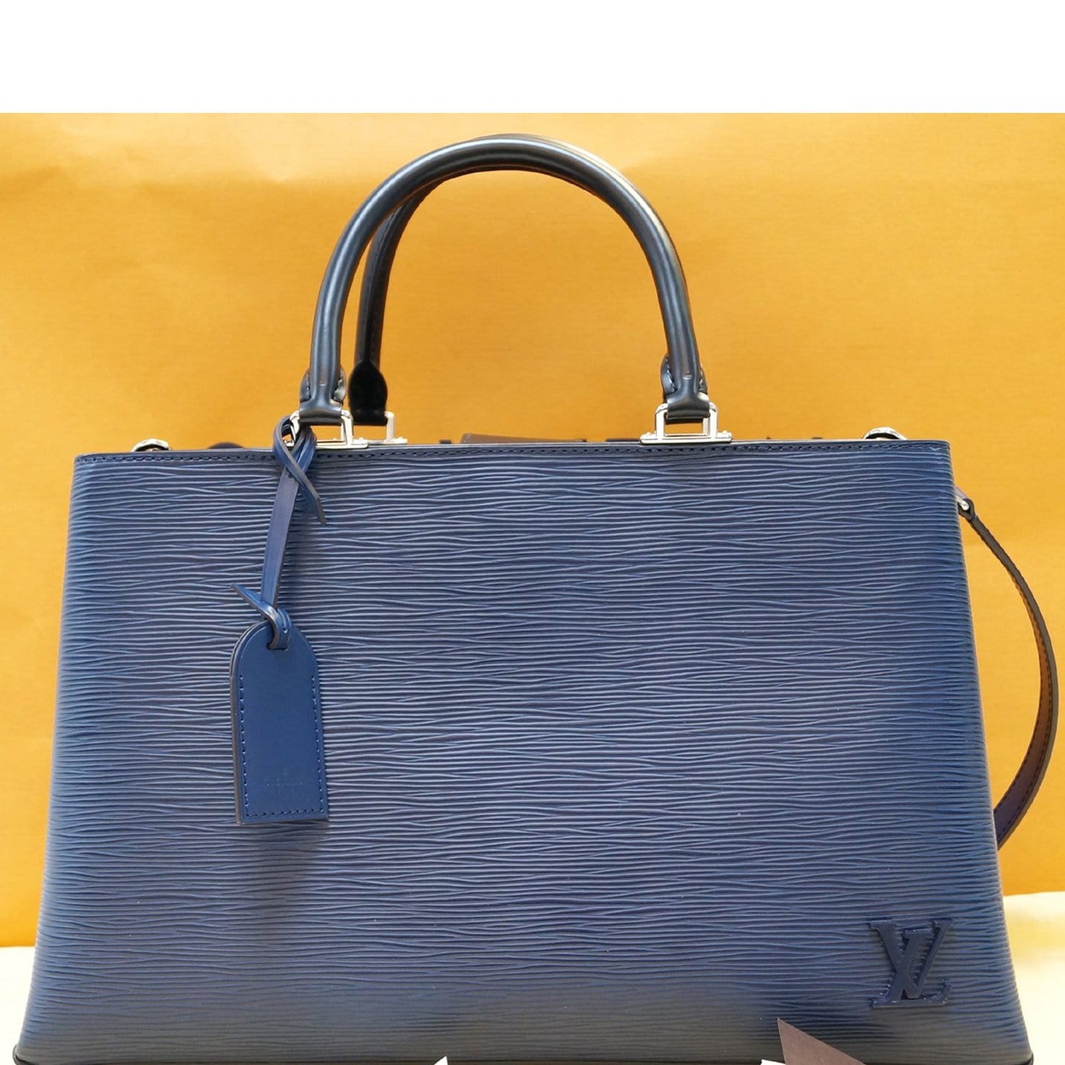 Louis Vuitton // SS 2016 Blue Denim Epi Leather Nano Alma Shoulder Bag –  VSP Consignment