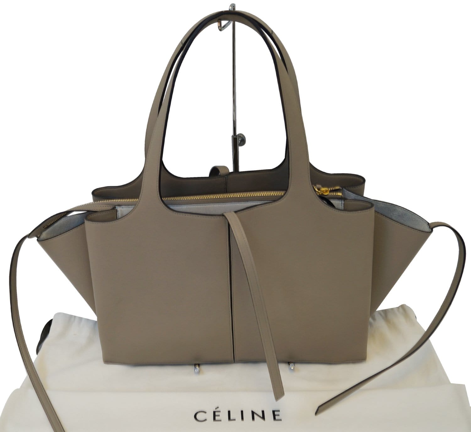 Tan Celine Leather Shoulder Bag – Designer Revival