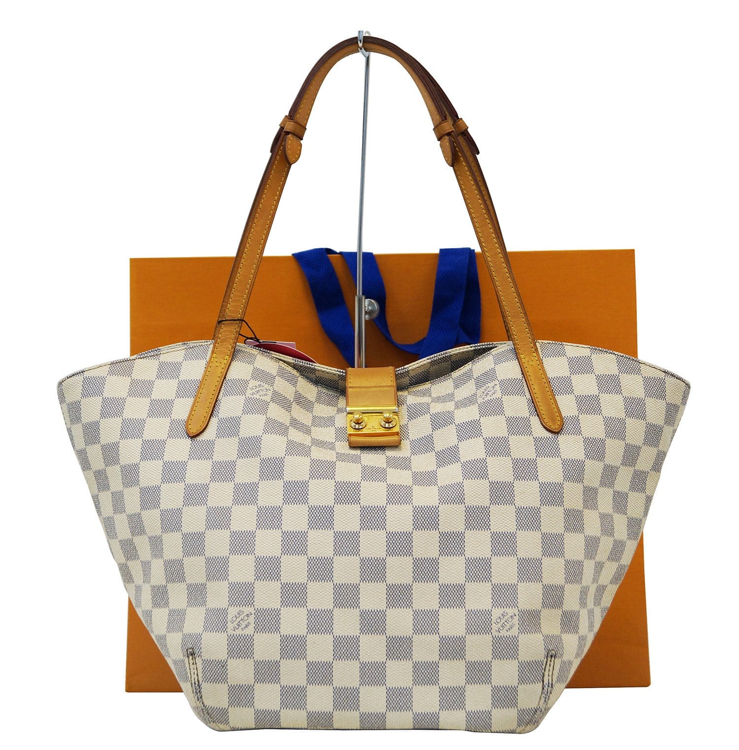 Louis Vuitton Damier Azur Salina PM Tote Shoulder Bag 40lk76s