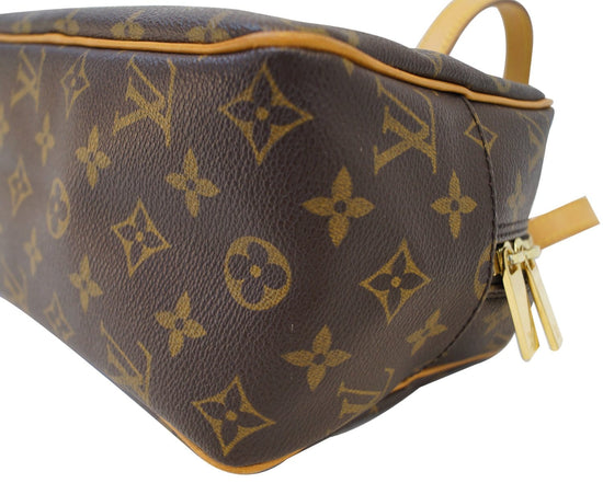 Authenticated used Louis Vuitton Tote Bag Cite mm Brown Beige Monogram M51181 Canvas Nume Leather Fl0032 Louis Vuitton Square, Adult Unisex, Size: (