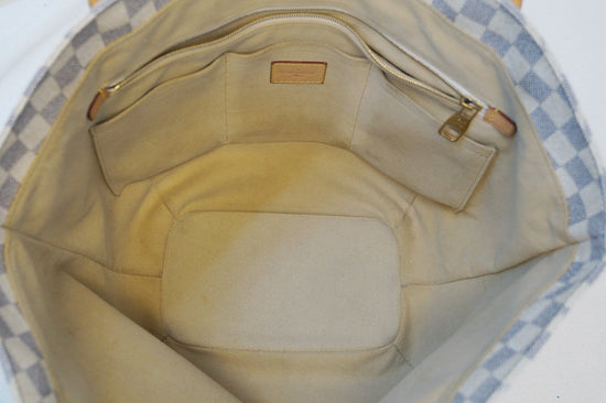 Louis Vuitton Womens Salina PM Damier Azur Shoulder Handbag White Blue -  Shop Linda's Stuff