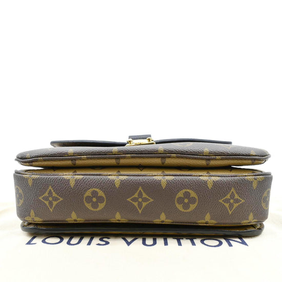 Louis Vuitton Pochette Metis Brown Monogram Reverse Canvas Shoulder Ba -  MyDesignerly